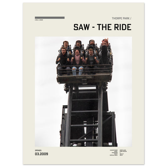 The 100 Degree Drop: Saw - The Ride
